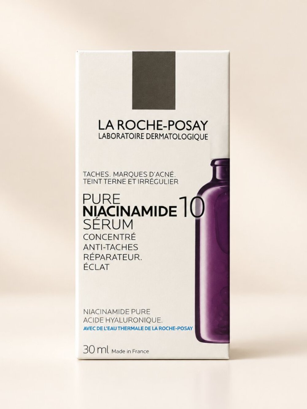 La Roche-Posay Pure Niacinamide 10 Serum 30ml – Anti-Dark Spots Exp 04/28
